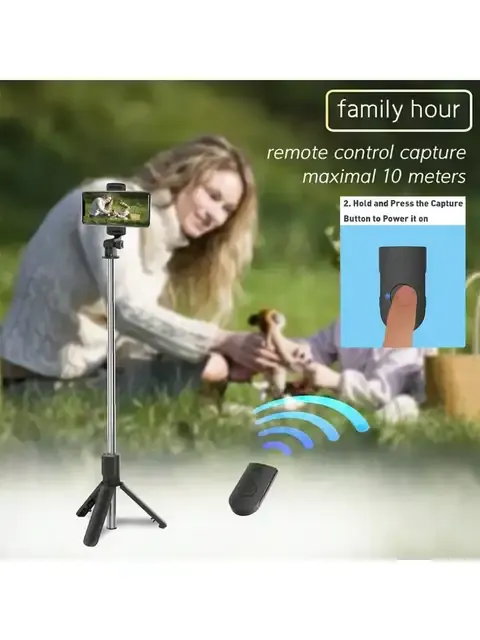 Selfie-Stick mit Stativ und Fernbedienung 3