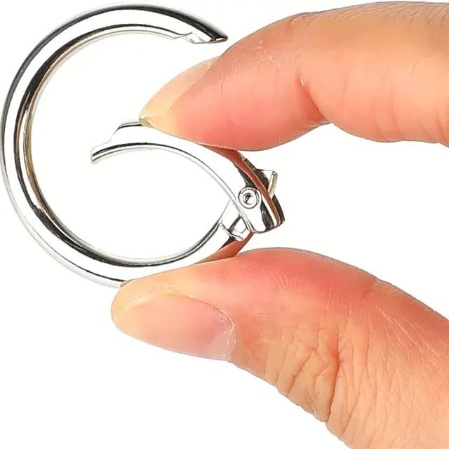 Runde Karabinerhaken 20er-Pack aus Metall 3