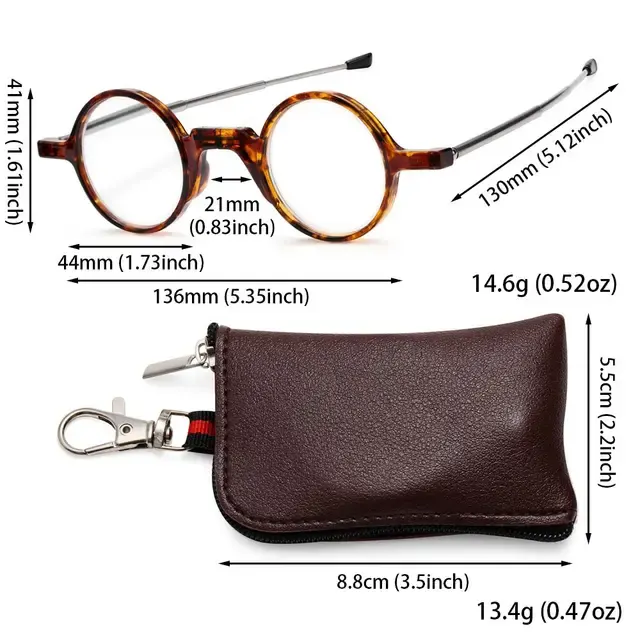 Kompakte Klapp-Lesebrille 3