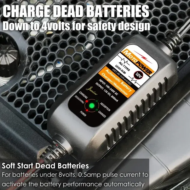 Motorrad-Batterieladegerät 3