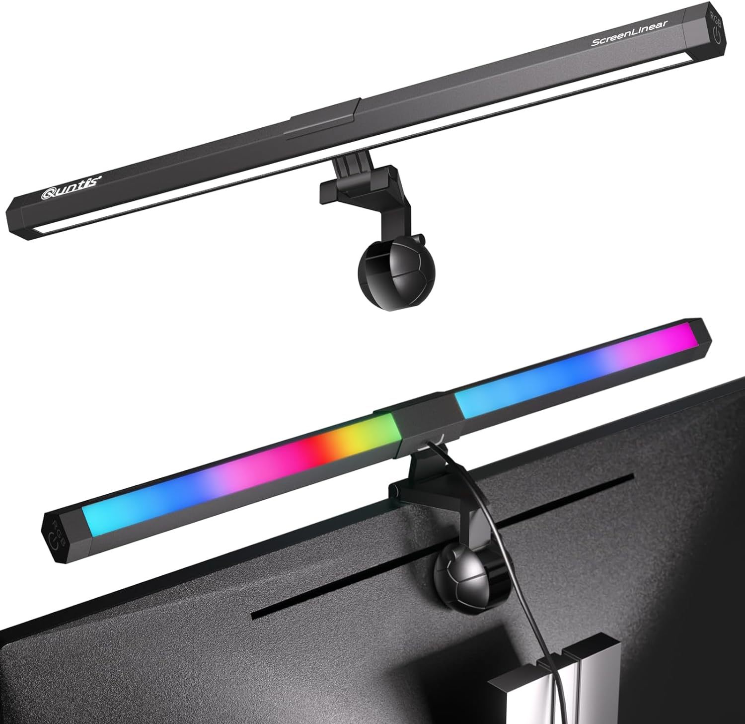 LED Schreibtischlampe mit RGB Monitorleuchte 3