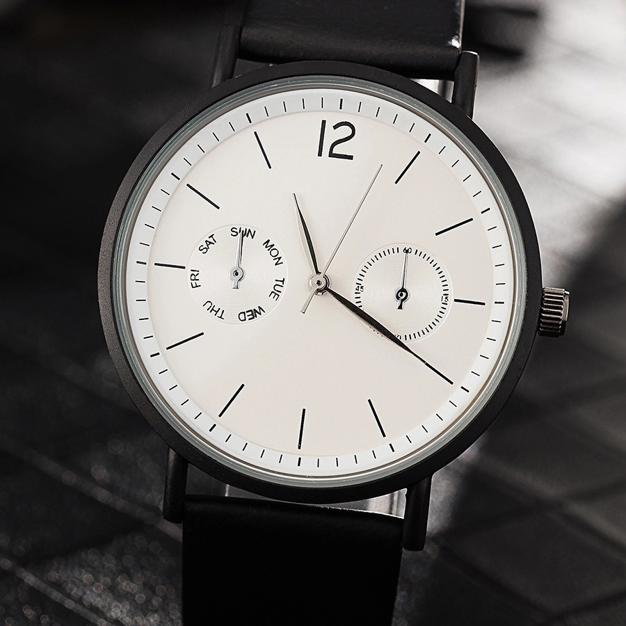 Günstige minimalistische Legierungs-Herrenuhr