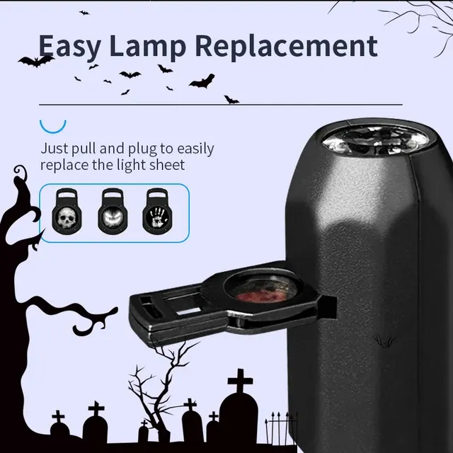 Halloween-Projektorlampe 2
