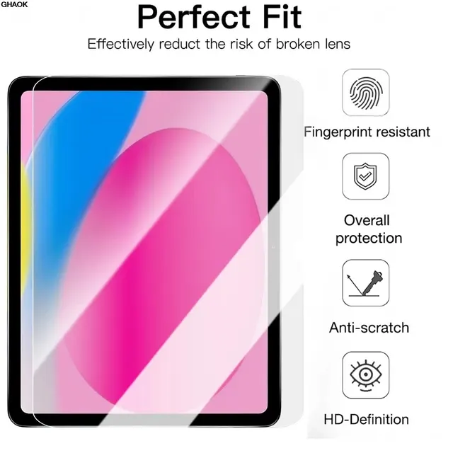 Gehärtete Displayschutzfolie für iPad Air 2
