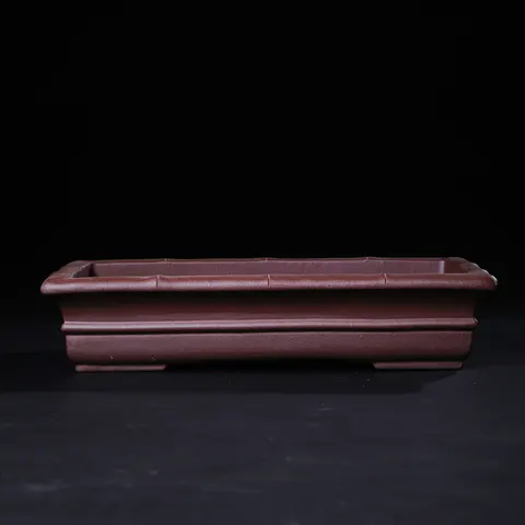 Flacher Blumentopf