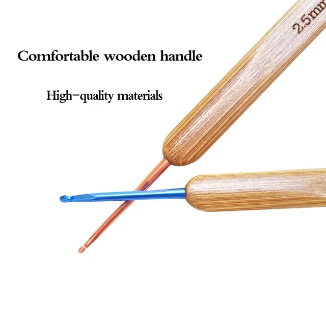 Bambus-Stricknadel-Set 2