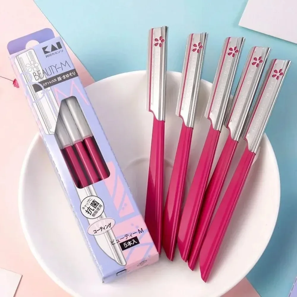 5-teiliges Augenbrauen-Epilierer-Set mit Stahlklinge 2