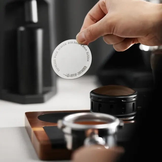 Wiederverwendbarer Metall-Puck-Sieb für Espresso 3