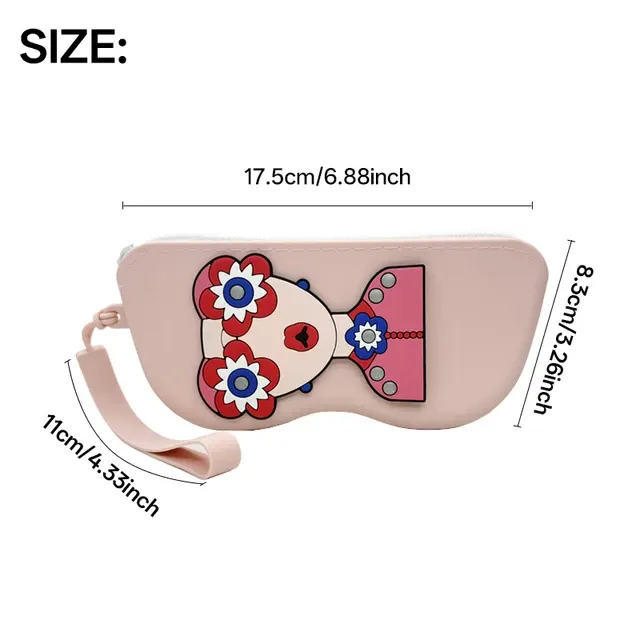 Flexibles Silikon-Brillenetui für Damen 2