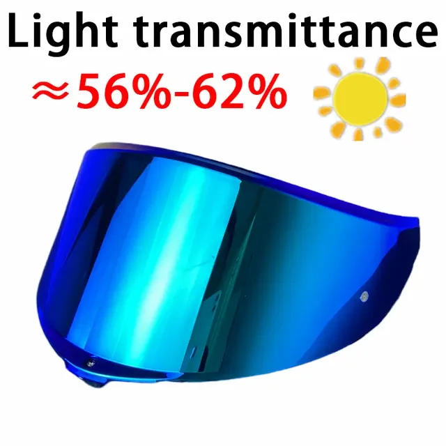 Getöntes Helmvisier mit Sonnenschutz 3
