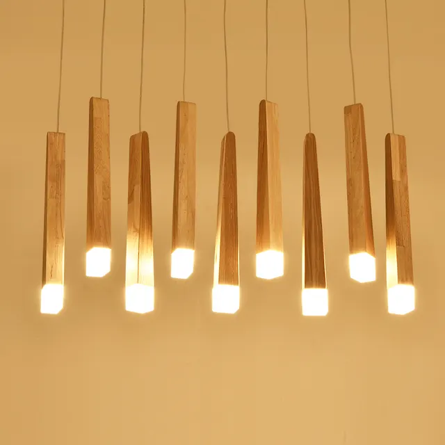 Holz-Pendelleuchte 1