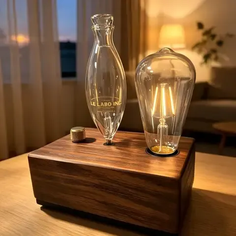 Walnussholz Aroma-Diffuser ohne Wasser