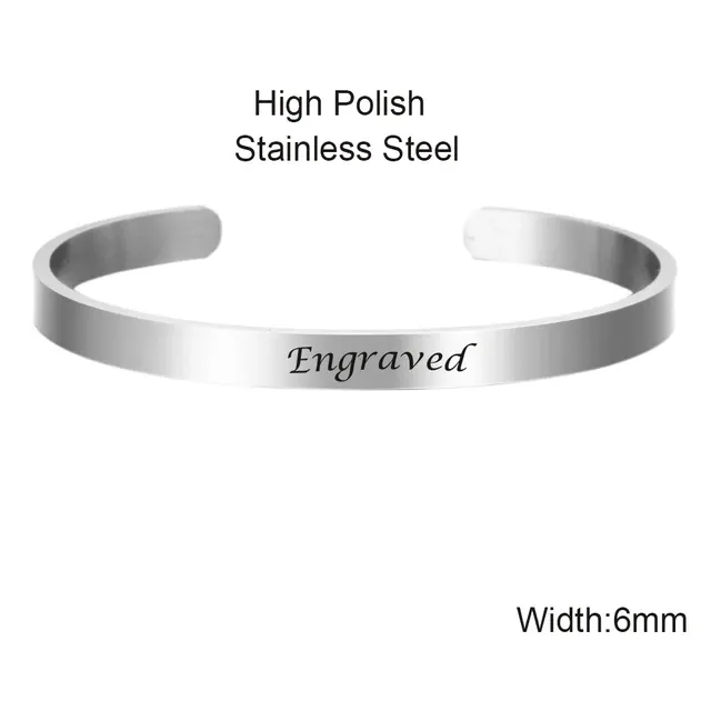 Buchstaben Manschettenarmband 2