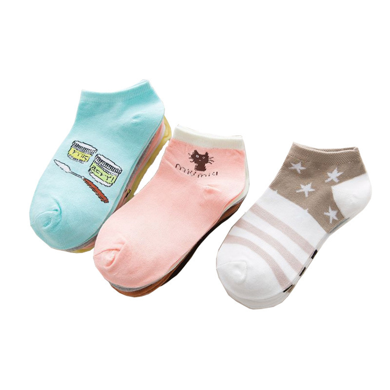 Damen Bootssocken Geschenkset 5 Paar 4