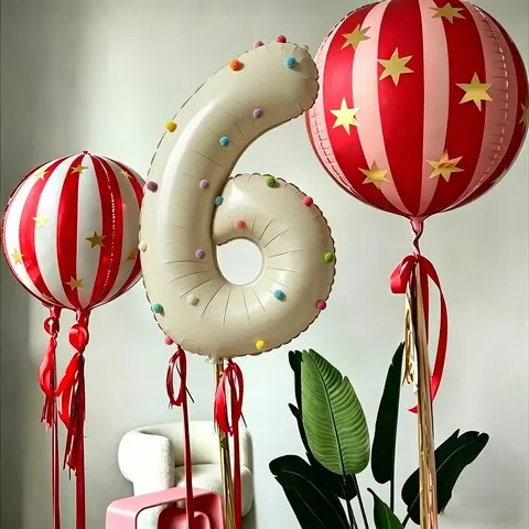 Zahlen-Folienballons