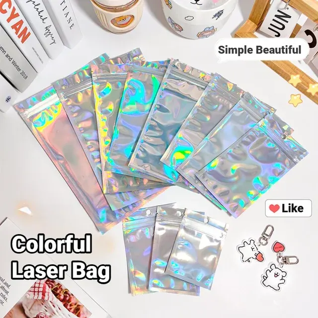 Holografische Ziplock-Mylar-Beutel für Süßigkeiten 2
