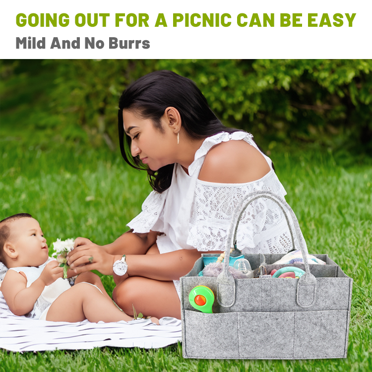Faltbare Wickeltasche für Babys mit Organizer 3