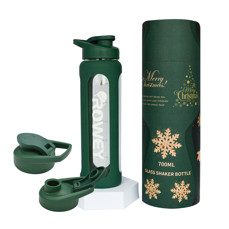 Glas-Trinkflasche 32 oz mit Silikonhülle 3