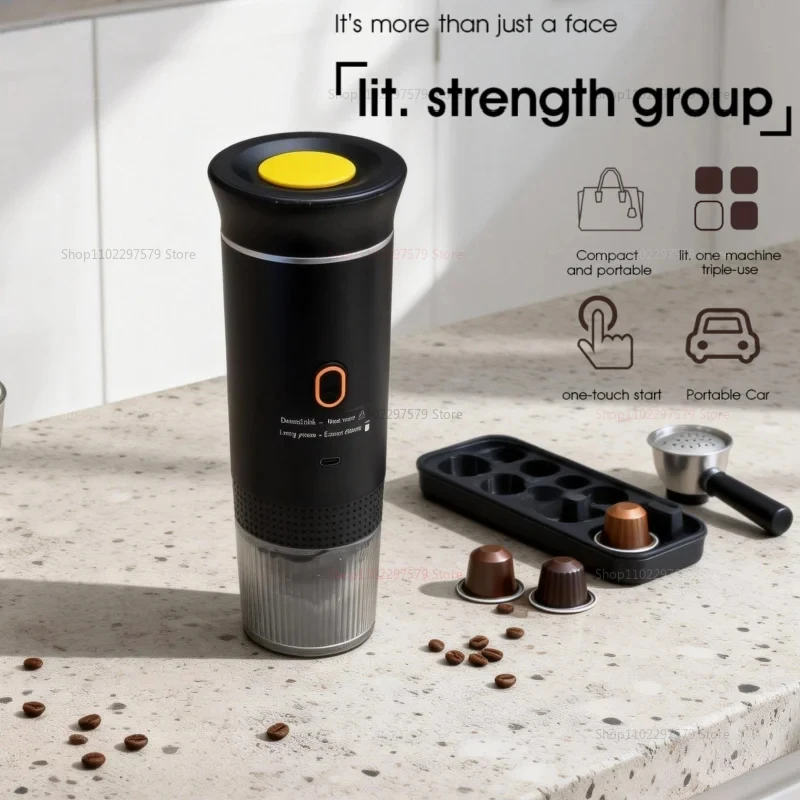 Kabellose Camping-Espressomaschine für Kapseln und Pulver 2