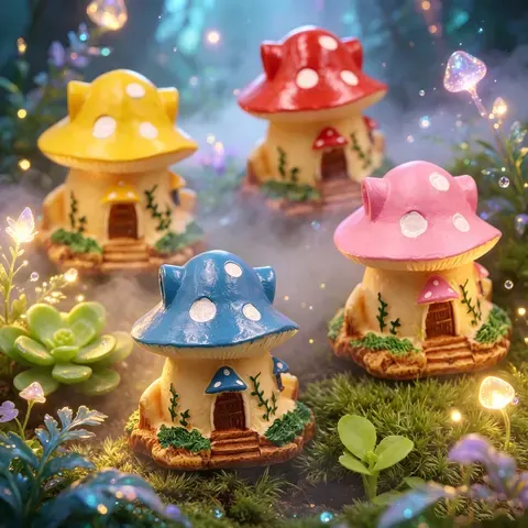 Miniatur-Pilzhaus
