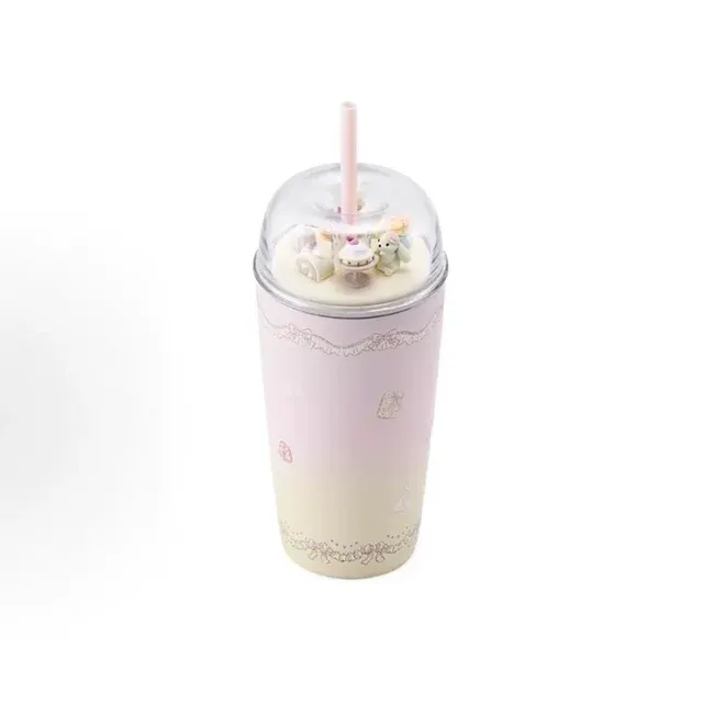Isolierbecher mit Strohhalm 4