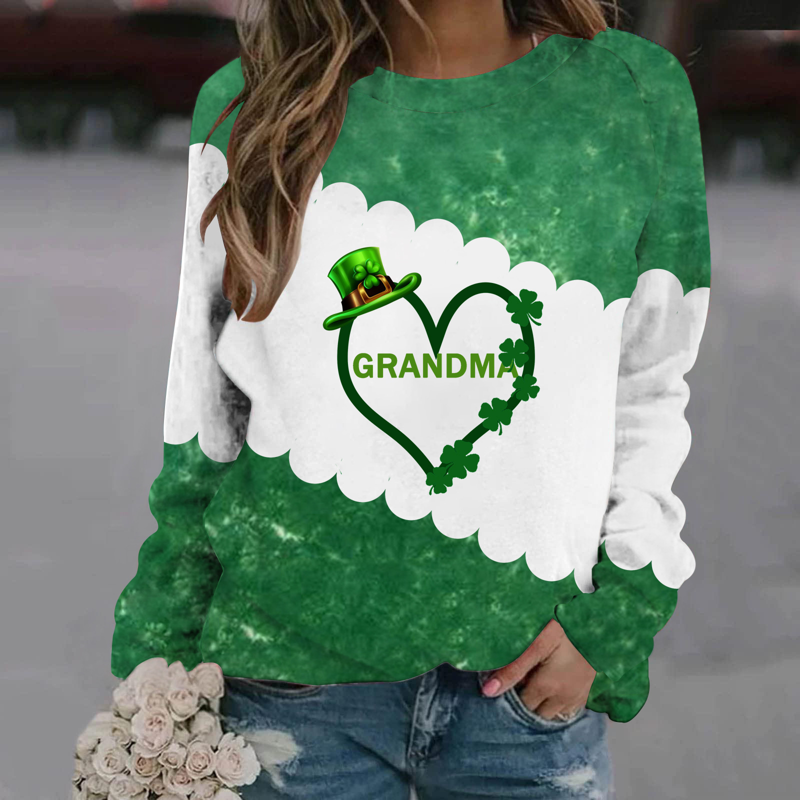 Rundhals-Sweatshirt 4