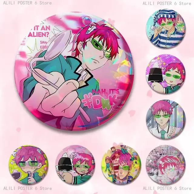 Runder Anime-Cosplay-Button, 25–75 mm 2