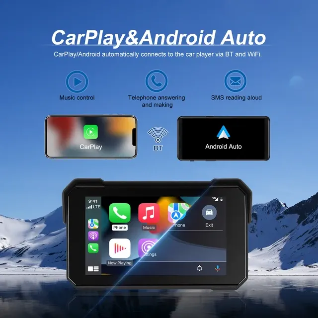 Motorrad-Display Carplay 3