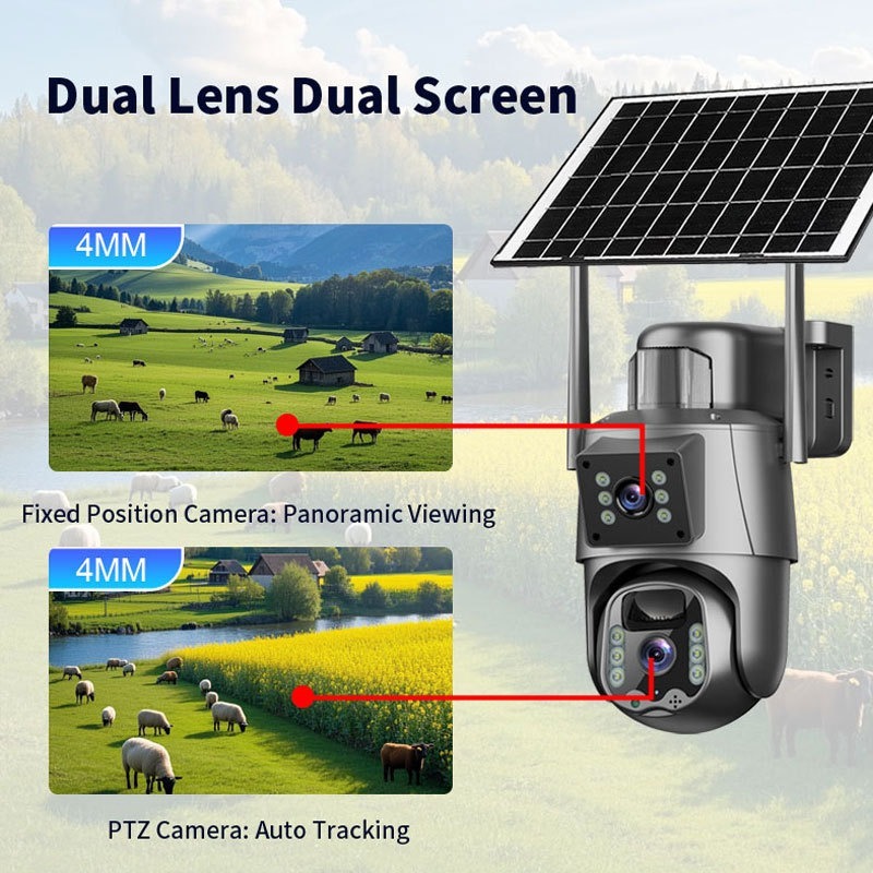 4K Dual-Screen WLAN-Überwachungskamera für Zuhause 3
