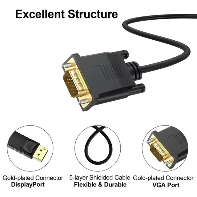 DisplayPort-auf-VGA-Adapter 3