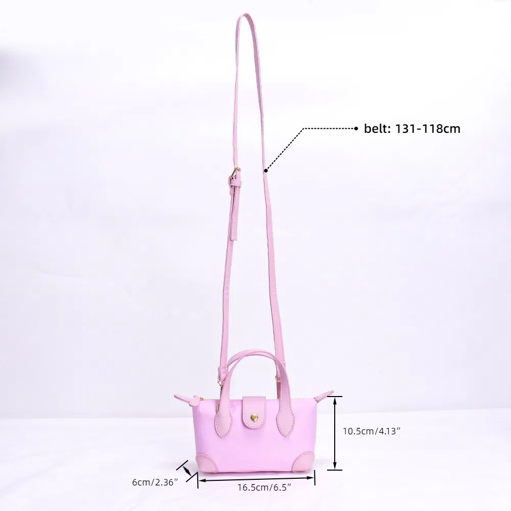 Wasserdichte Nylon-Umhängetasche mit Mini-Tote-Design 4