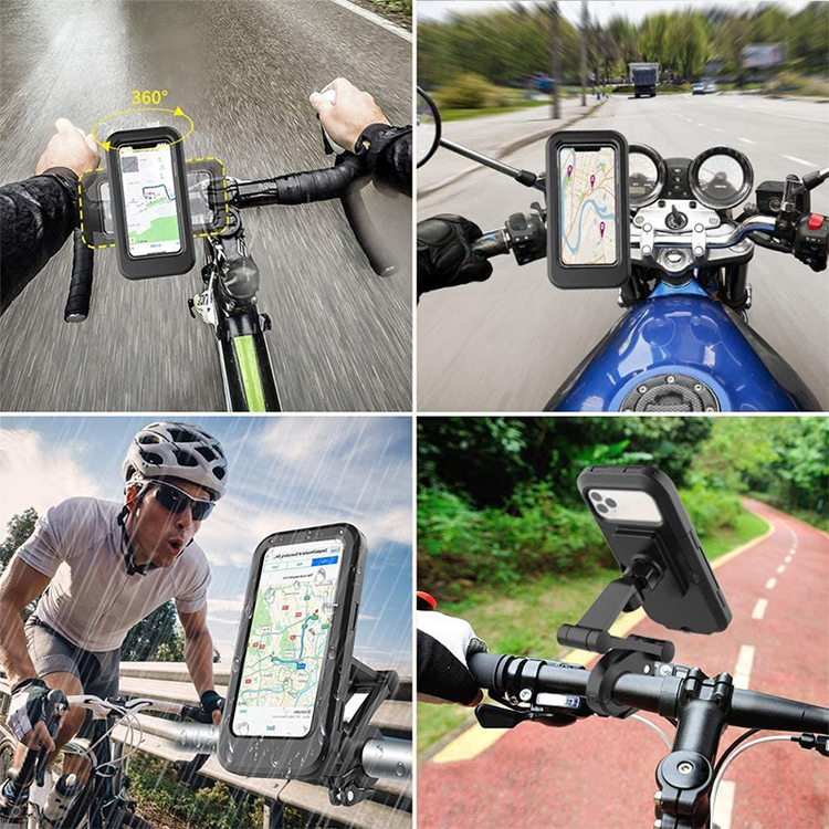 Wasserdichte Handyhalterung für Fahrradlenker 4