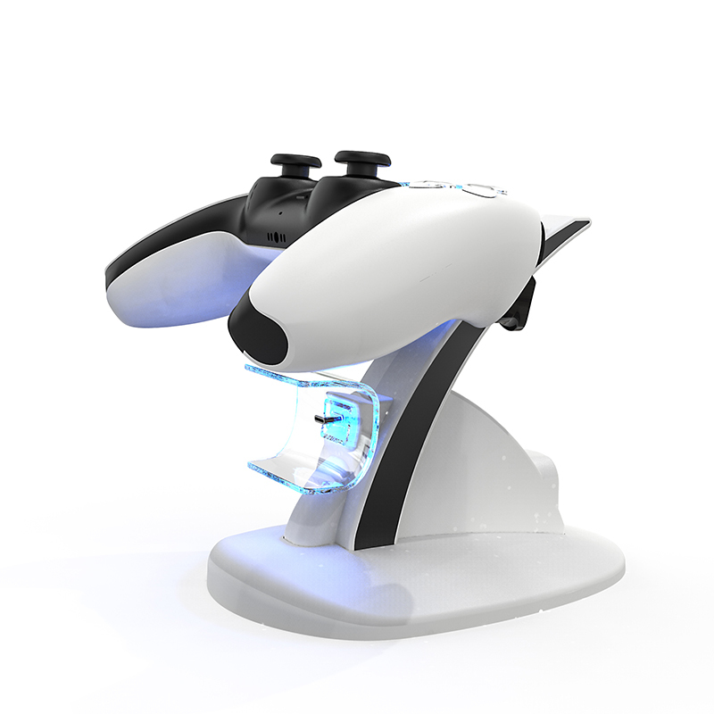 PS5 Controller Ladestation mit LED-Licht 3