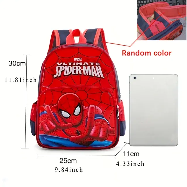 Schulrucksack mit Spinnenmuster 2