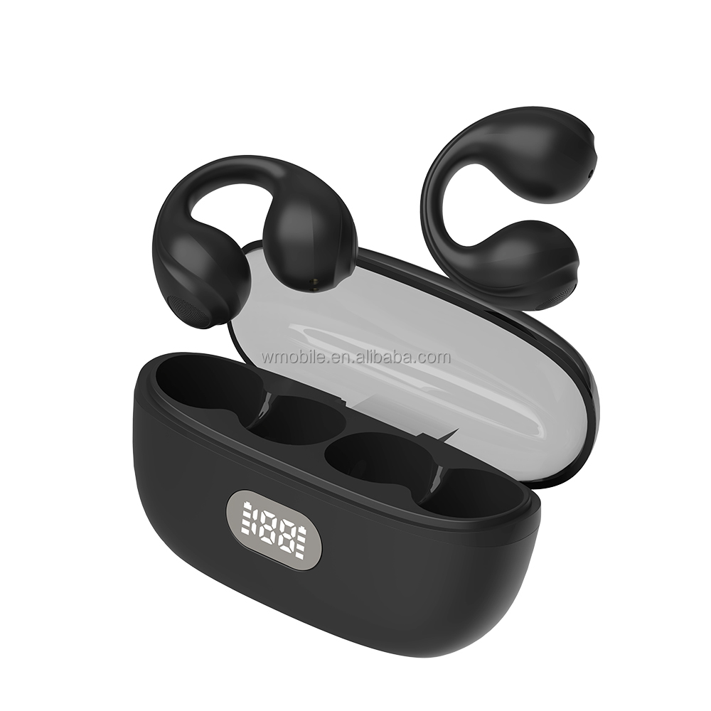 Knochenschall-Ohrclips mit Ladebox
