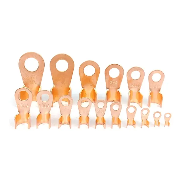 Nicht isolierte Kupfer-Ringkabelschuhe, 10 bis 100 A 3