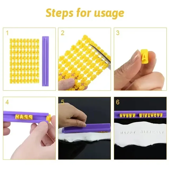 Alphabet Keramik Stempel Set Ton 4