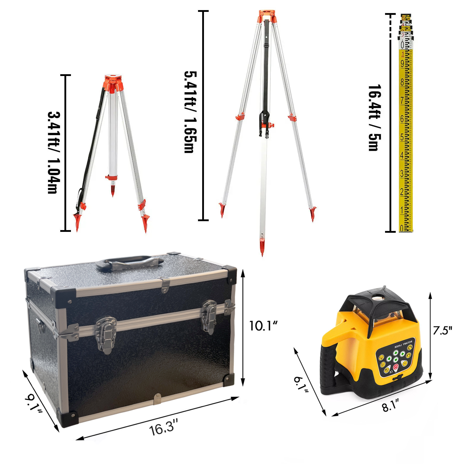 Outdoor Roter Laser Level 500m mit Stativ 3
