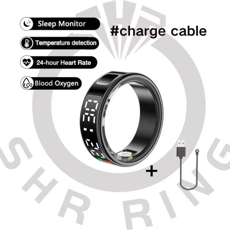 Smart Ring aus Edelstahl mit Ladeetui 2
