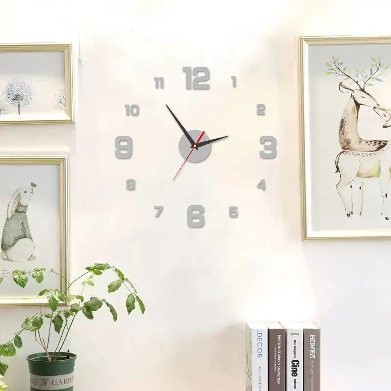 rahmenlose Wanduhr 2