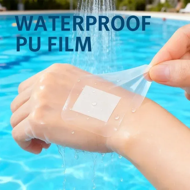 Wasserdichte elastische Wundpflaster, 50 Stück 3
