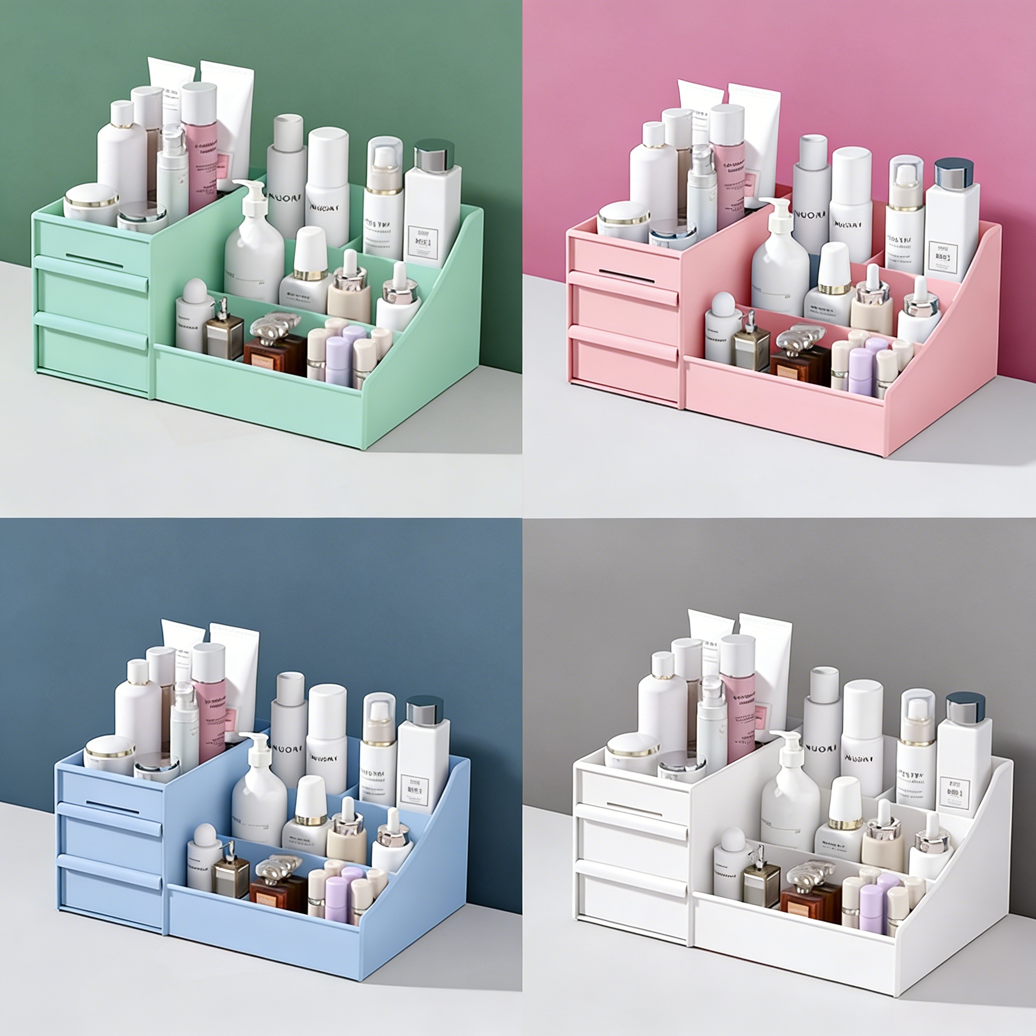 Eleganter Schminktisch Organizer mit Schubladen 4