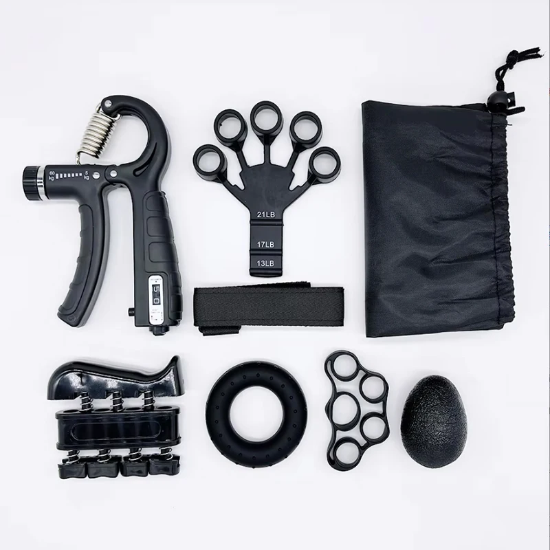 Verstellbares Griffkraft-Trainer-Set für Fingerübungen
