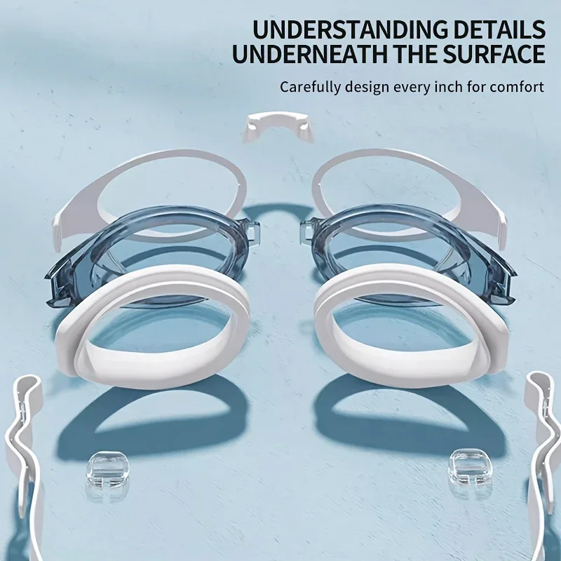 Antibeschlag-Schwimmbrille mit HD-Sicht und UV-Schutz 2