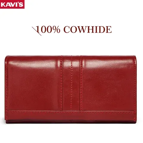 Leder-Clutch Geldbörse