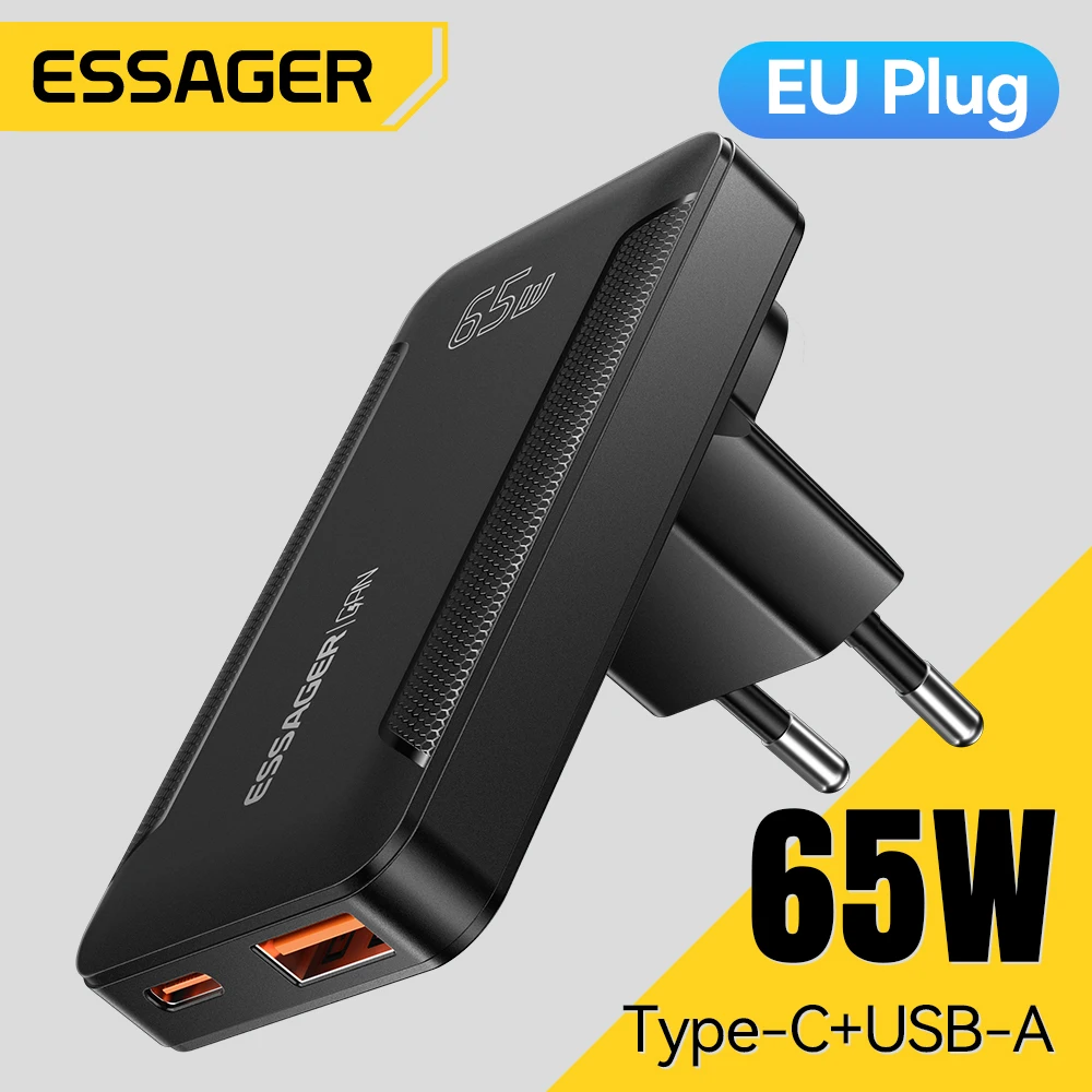 Ultraflaches 65W GaN Reiseladegerät mit Typ-C