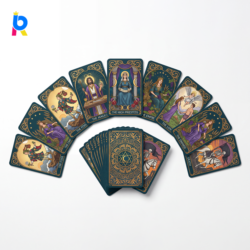Leinen-Tarot-Karten 4