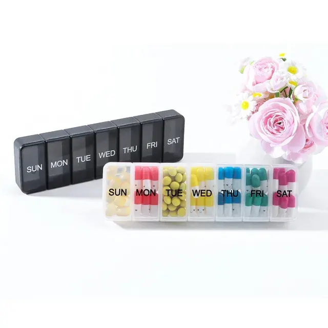 Regenbogen-Wochen-Pillenbox 4
