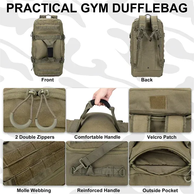 Molle-Bergsteigerrucksack 30–80 Liter 3