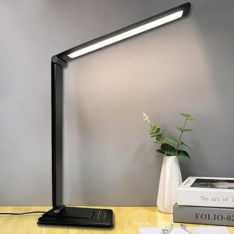 Quadratische LED-Akku-Tischlampe mit Timer 3
